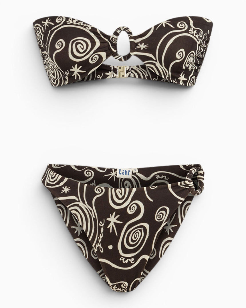 Lar Studio Stars Bikini Brown