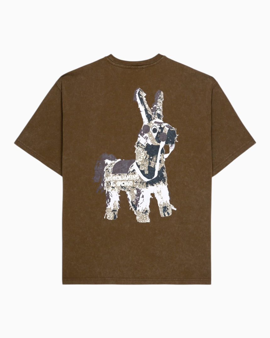 Les Benjamins Kısa Kollu Erkek T-Shirt Brown