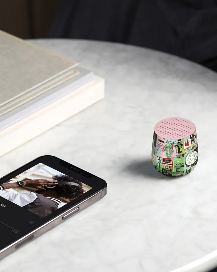 Lexon Lexon X Jean-Michel Basquiat Crown Mino + Bluetooth Hoparlör