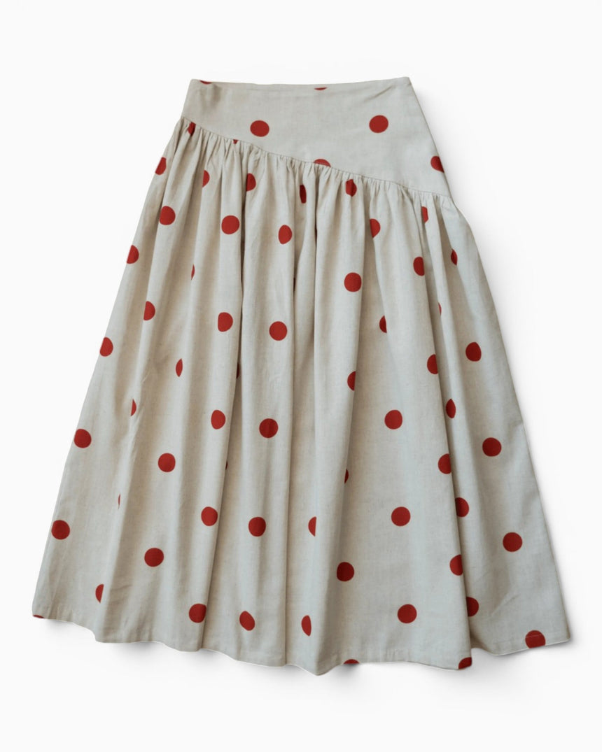 Mama in Love Aria Spotty Kadın Etek Krem/Kiremit
