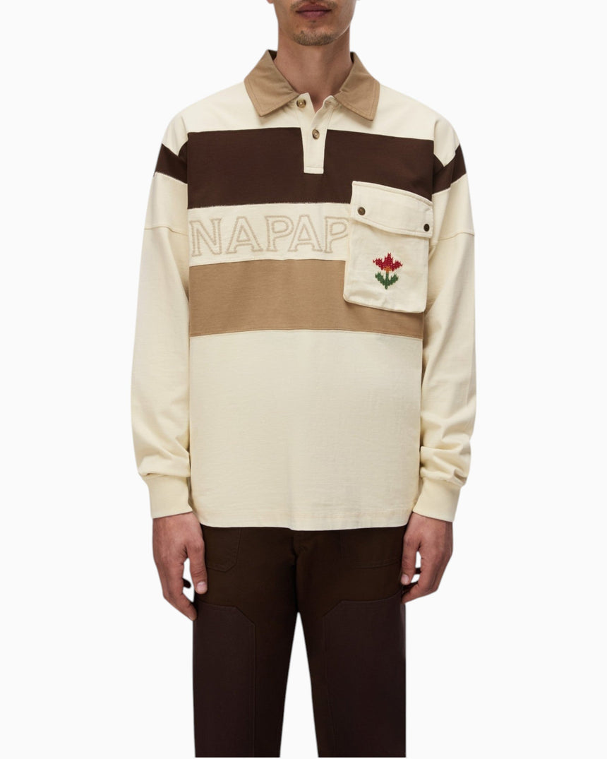 Napapijri Bloom Jersey Long-Sleeve Erkek Polo T-Shirt