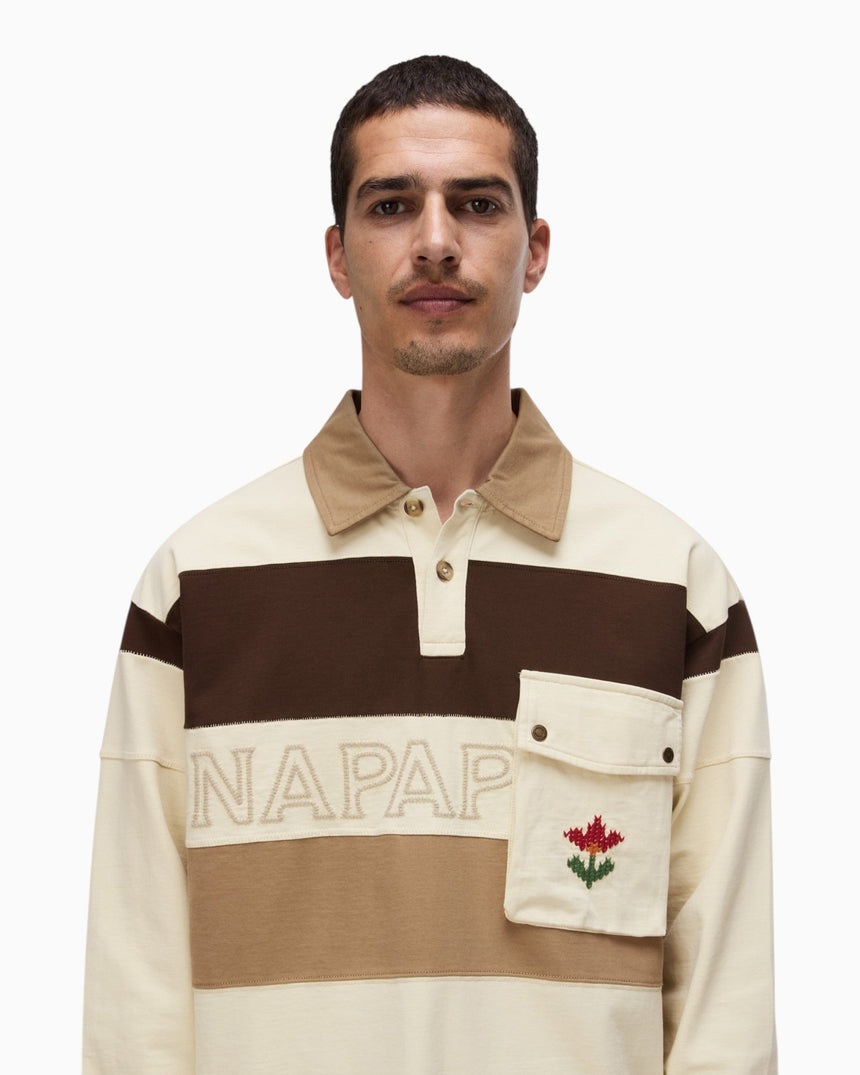 Napapijri Bloom Jersey Long-Sleeve Erkek Polo T-Shirt