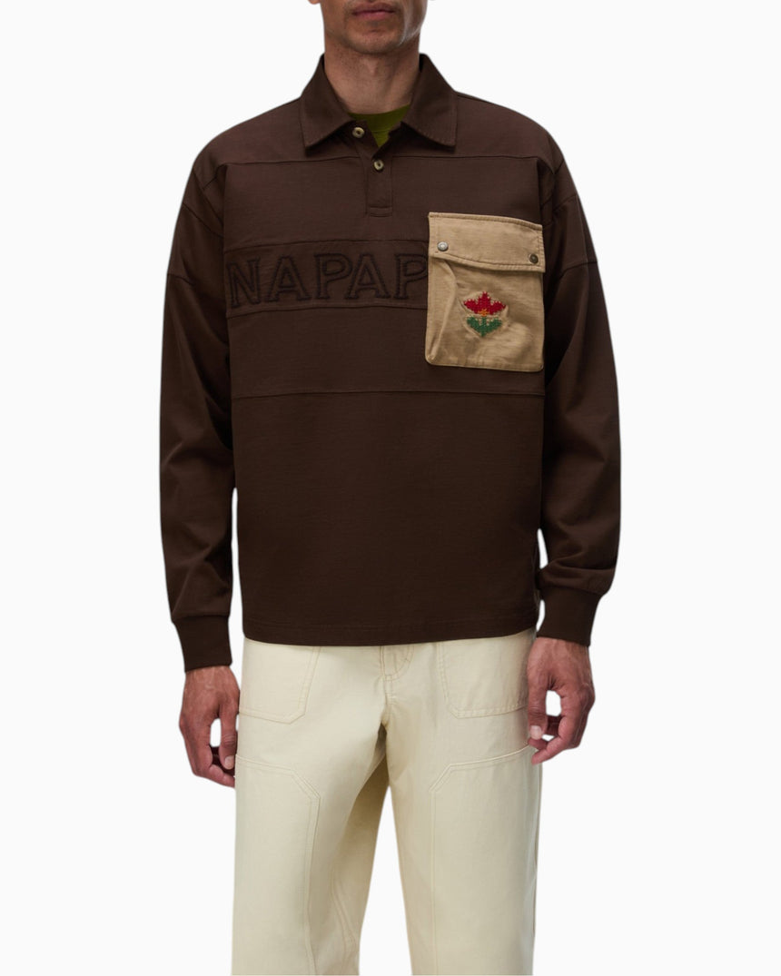 Napapijri Bloom Jersey Long-Sleeve Erkek Polo T-Shirt
