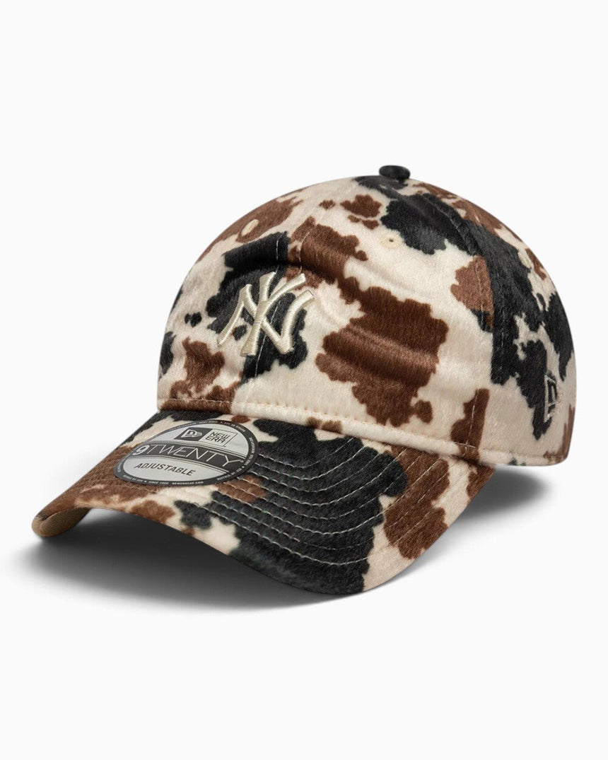 New Era NY Yankees Animal Print 9FORTY Şapka Beige
