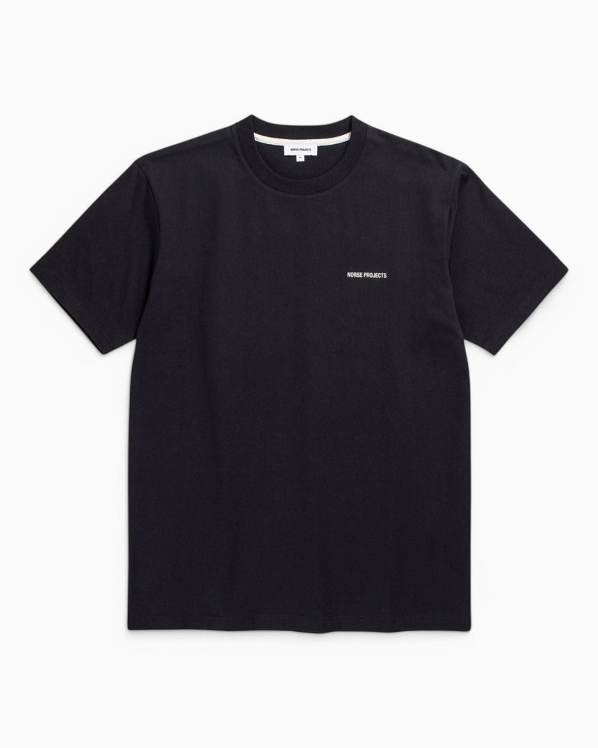 Norse Projects Johannes Organic Logo T-Shirt Black
