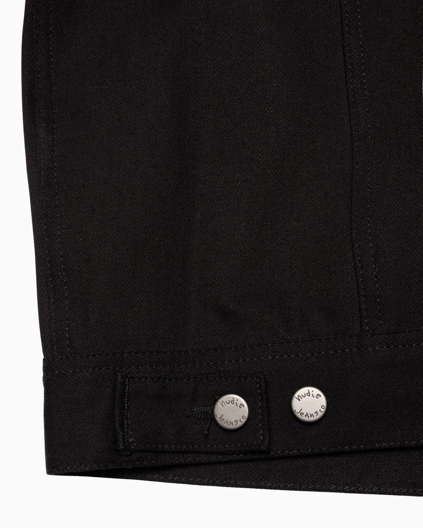 Nudie Jeans Conny Denim Dry Black Tar Erkek Ceket