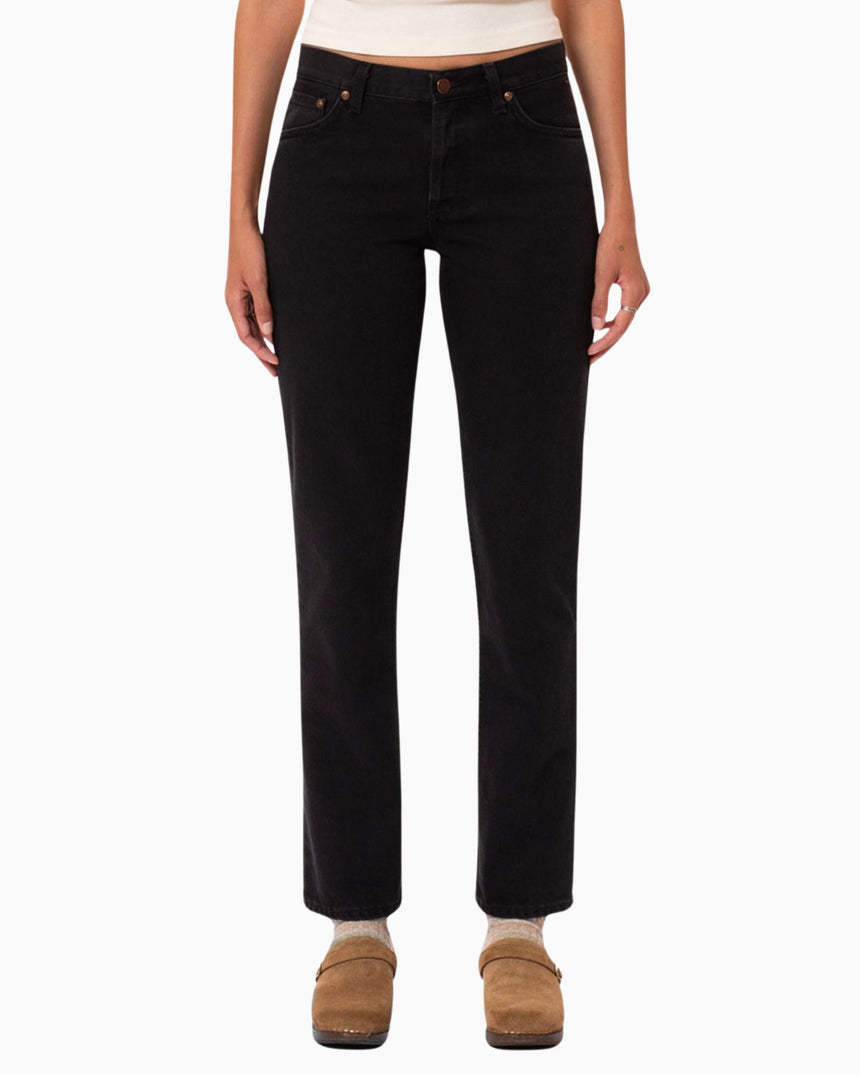 Nudie Jeans Shady Sadie Aged Black Kadın Jean Pantolon