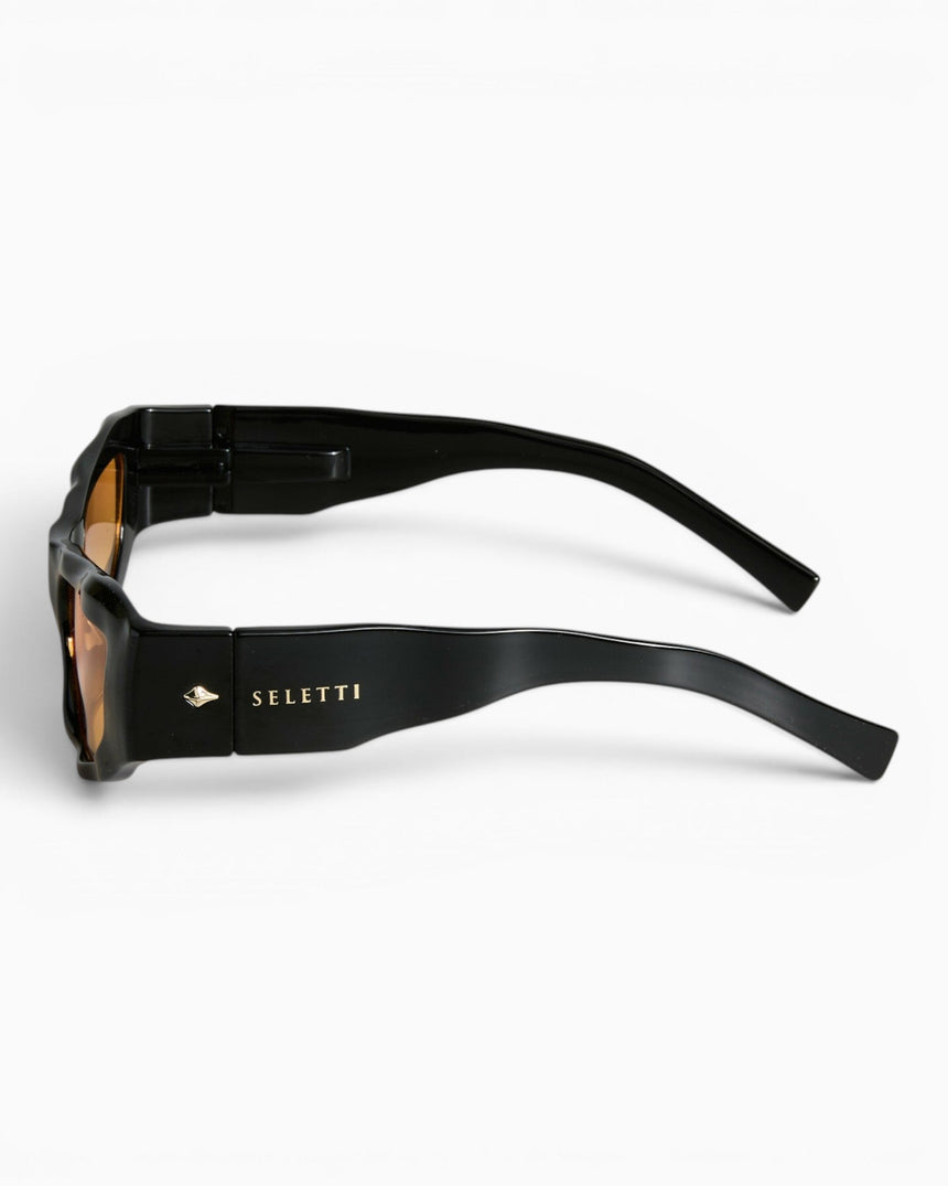 Okkia Seletti X Okkia Colorado Güneş Gözlüğü Black/Yellow Lenses