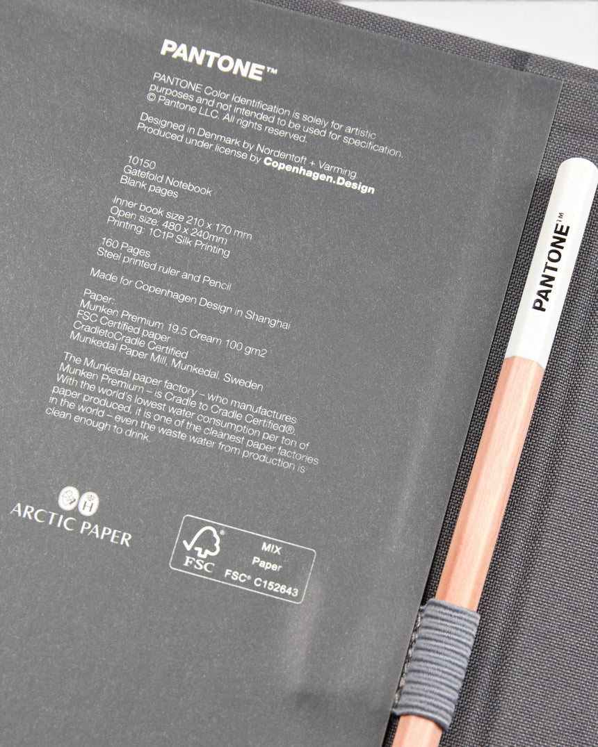 Pantone Notebook W/ Pencil Unlined