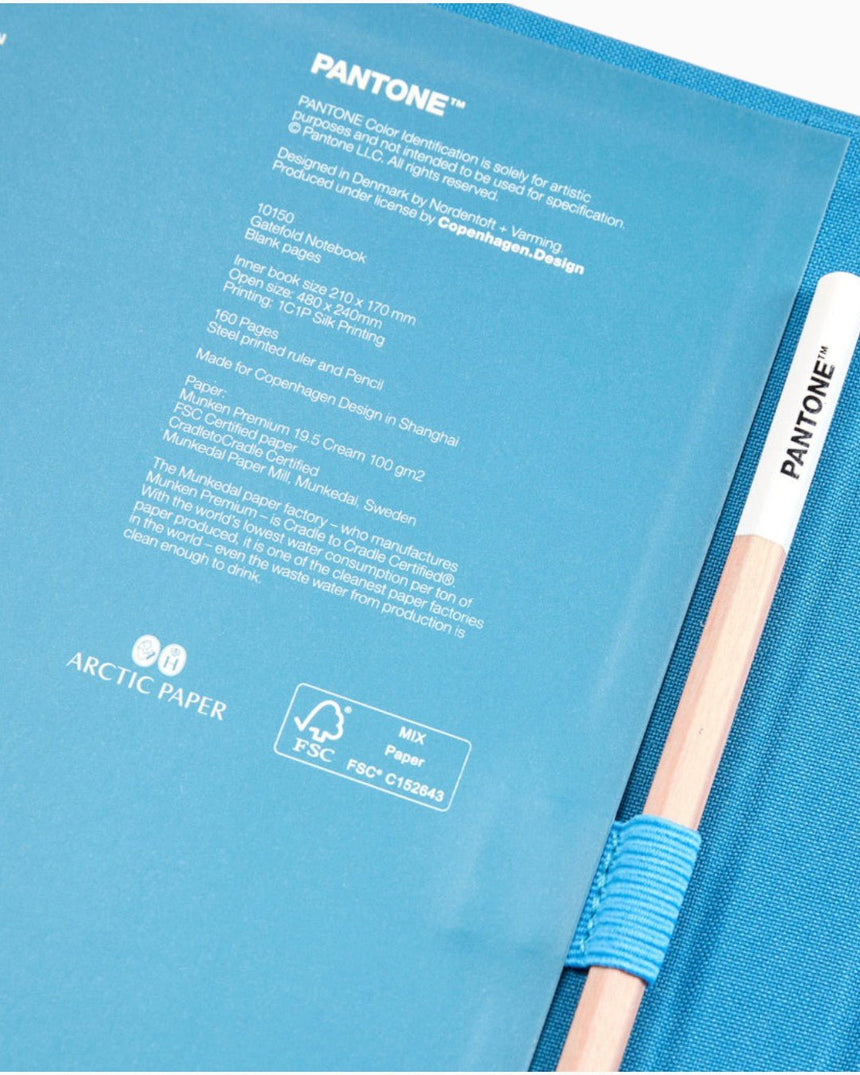 Pantone Notebook W/ Pencil Unlined