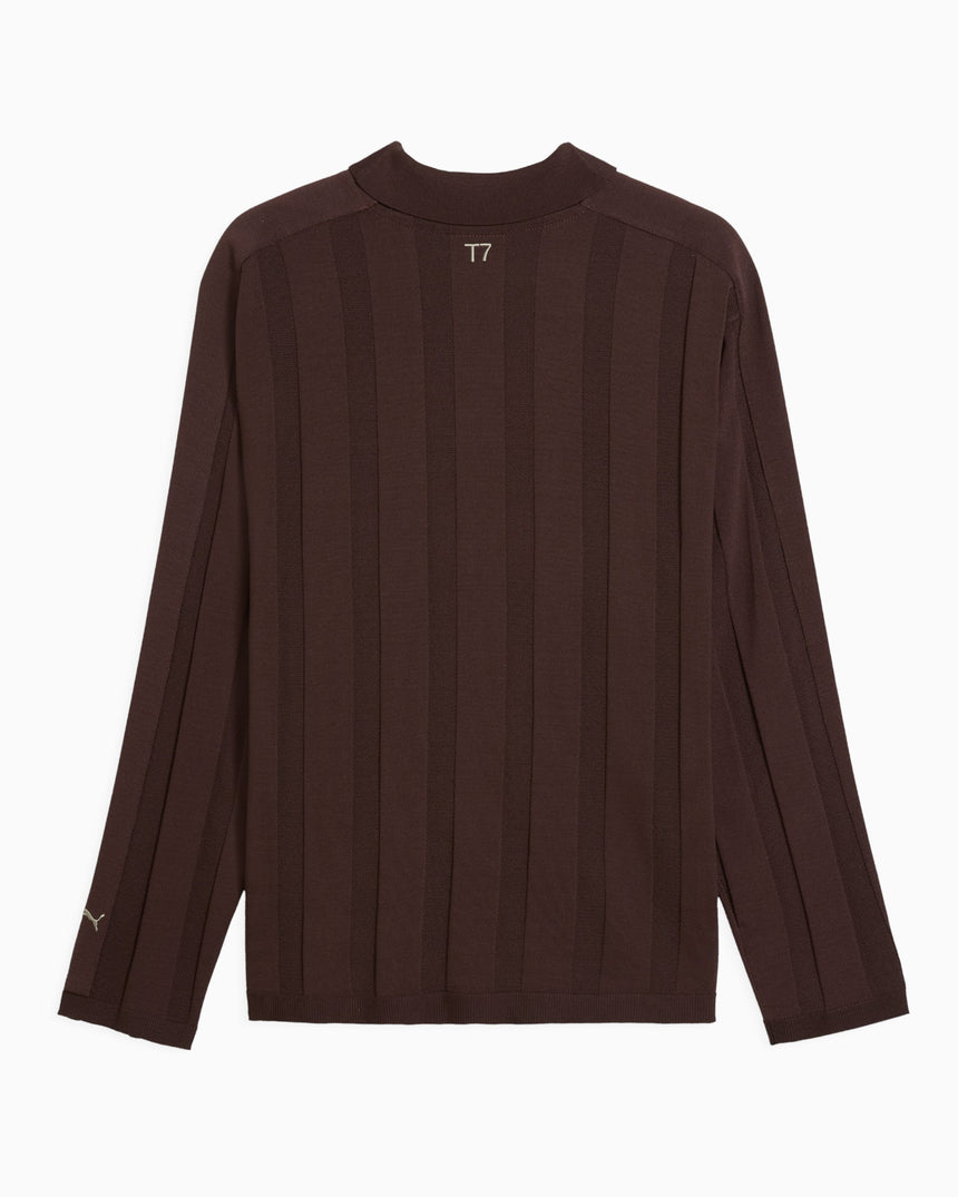PUMA T7 Relaxed Long Sleeve Erkek Polo T-Shirt