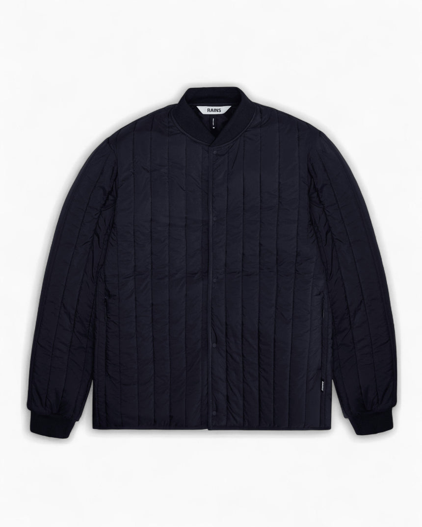 Rains Banja Liner Bomber Jacket Navy