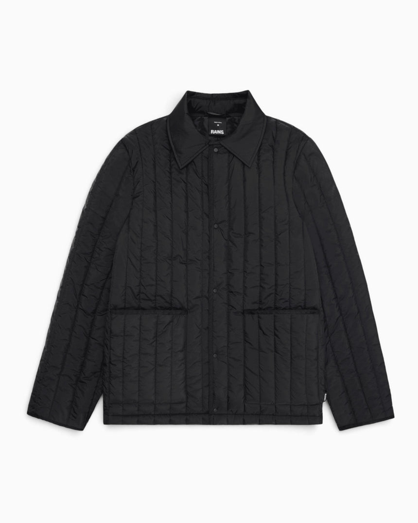Rains Banja Liner Overshirt Black