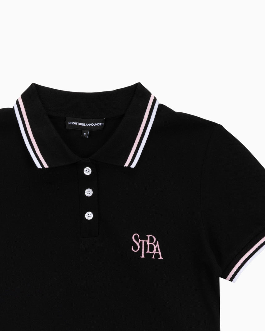 Soon To Be Announced Tennis Academy Crop Kadın Polo T-Shirt