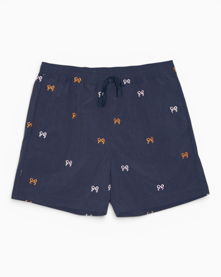 Soulland Parker Embroided Şort Mayo Navy