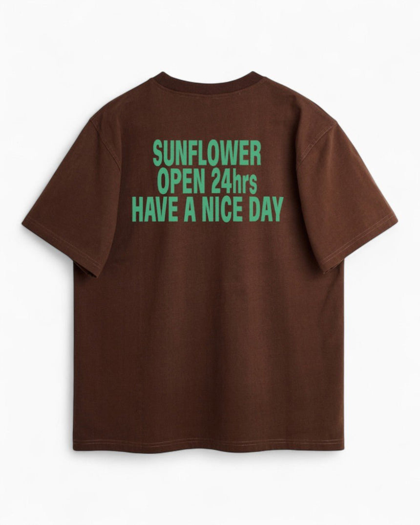 Sunflower Easy Hours Tee Brown