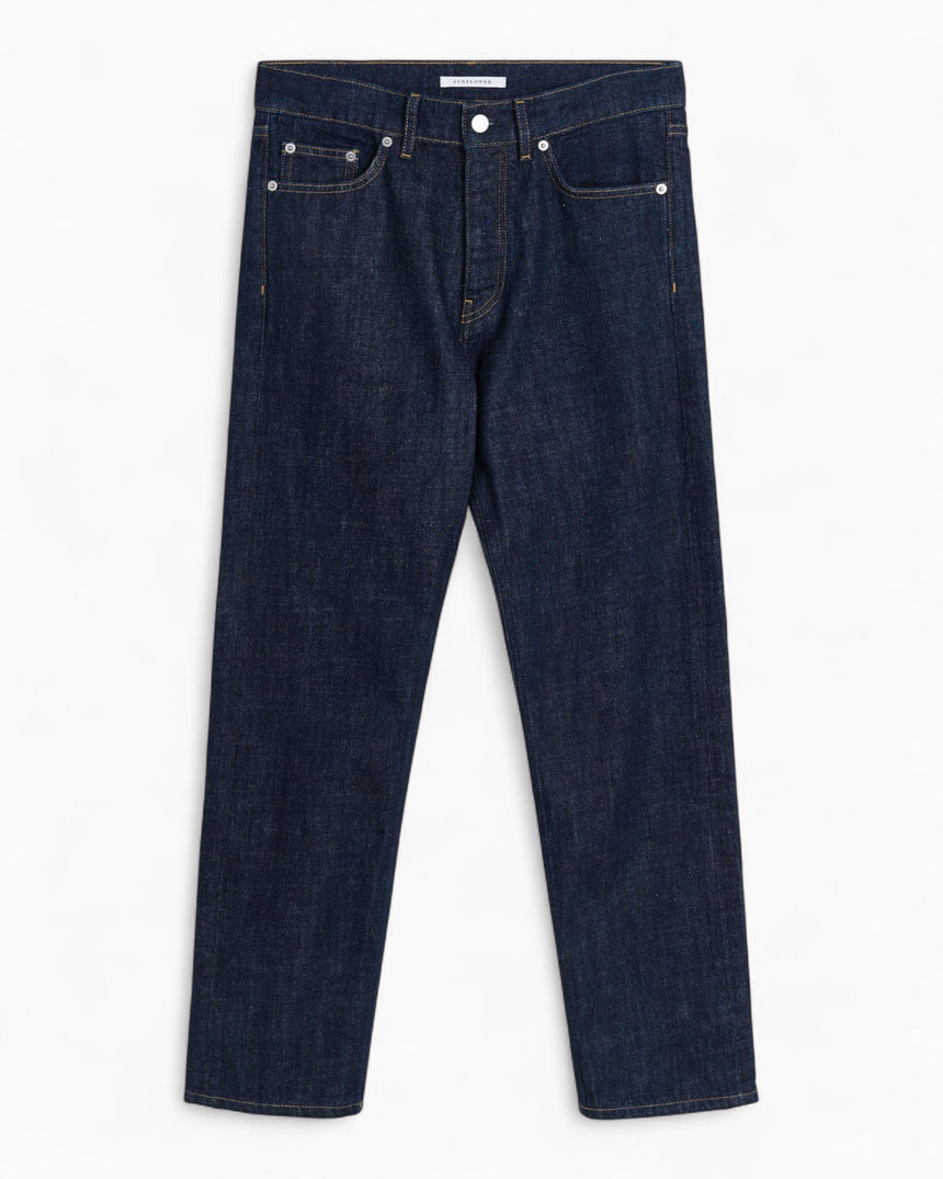 Sunflower Standard Erkek Denim Pantolon Simple Rinse Blue
