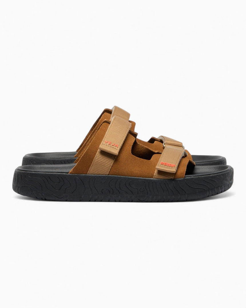 VEJA Arpoador VEJA x Homecore Suede Soft Kadın Sandalet Cognac Tent/Black