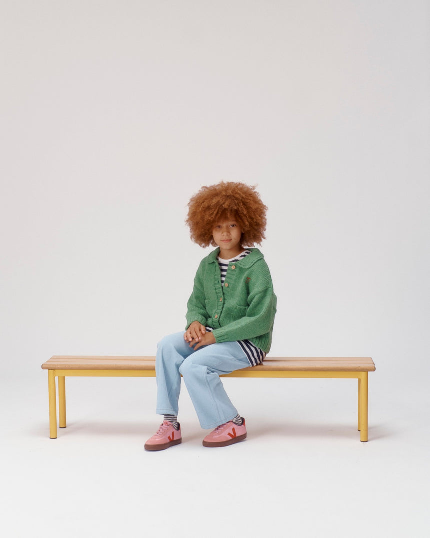 VEJA Small Volley O.T. Leather Çocuk Sneaker