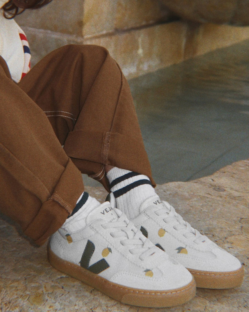 VEJA VEJA X Konges Slojd Volley Elastic Laces Leather Çocuk Sneaker
