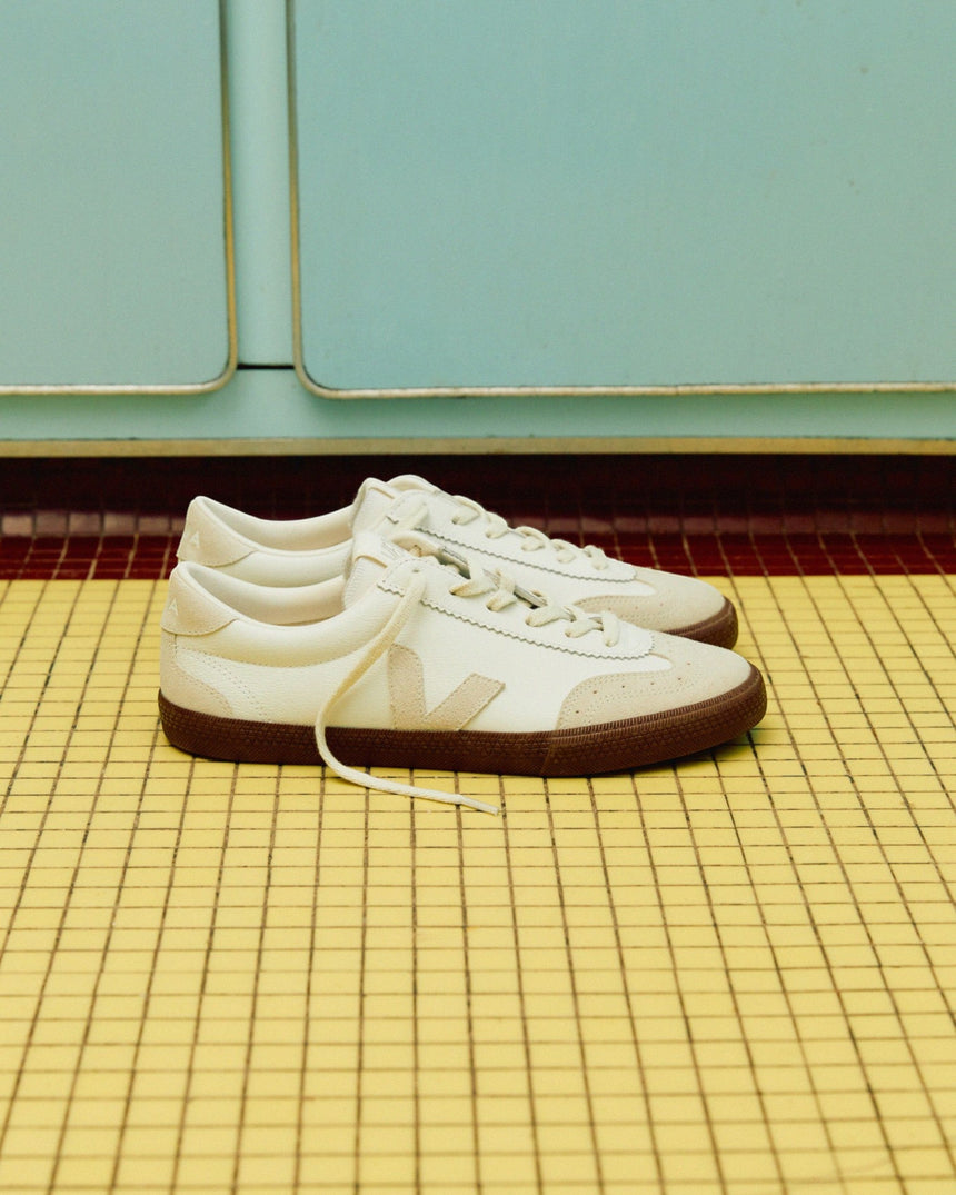 VEJA Volley Organic Traced Leather Kadın Sneaker