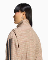 adidas Originals Badigirl Checks Track Top Kadın Ceket Crystal Linen/Aurora Coffee/Orbit Green/Vermillion