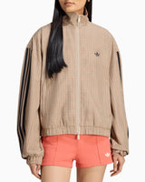 adidas Originals Badigirl Checks Track Top Kadın Ceket Crystal Linen/Aurora Coffee/Orbit Green/Vermillion
