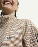 adidas Originals Badigirl Checks Track Top Kadın Ceket Crystal Linen/Aurora Coffee/Orbit Green/Vermillion