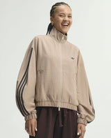 adidas Originals Badigirl Checks Track Top Kadın Ceket Crystal Linen/Aurora Coffee/Orbit Green/Vermillion