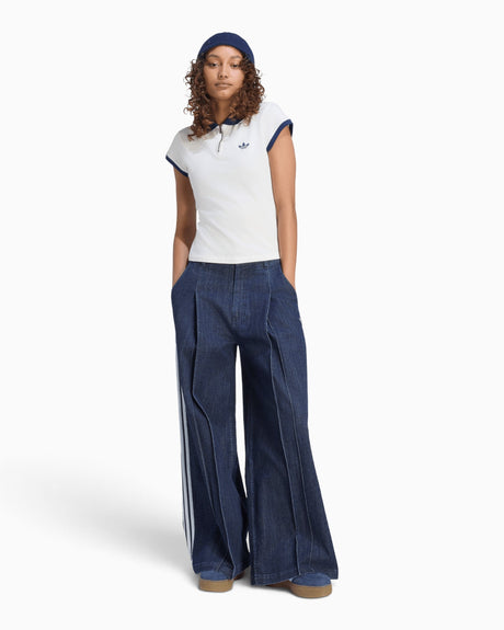 adidas Originals Badigirl Denim Pleats Wide Leg Kadın Pantolon