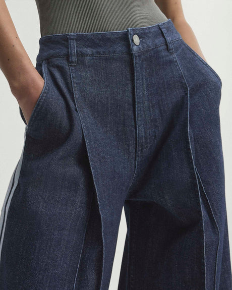 adidas Originals Badigirl Denim Pleats Wide Leg Kadın Pantolon