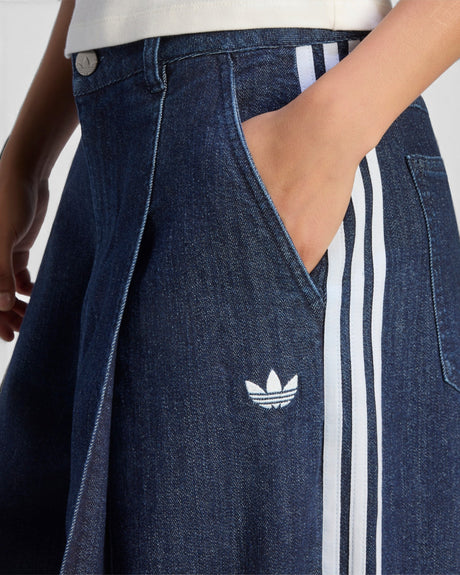 adidas Originals Badigirl Denim Pleats Wide Leg Kadın Pantolon