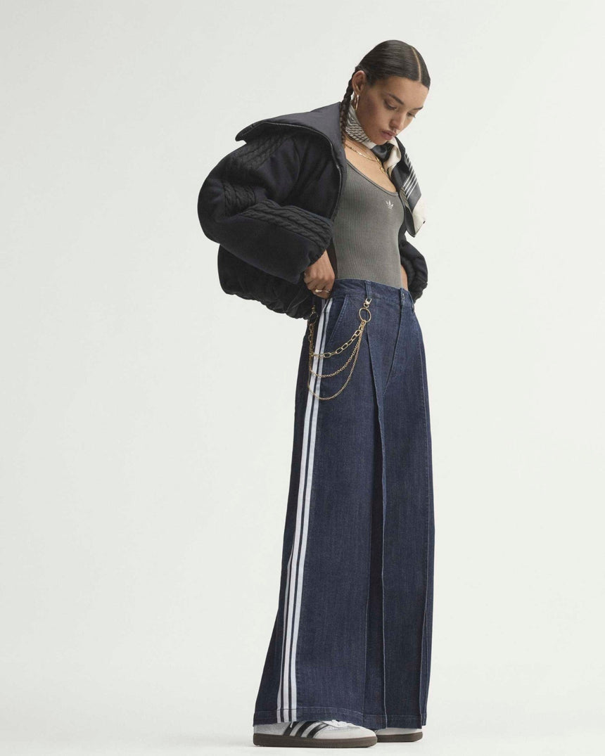 adidas Originals Badigirl Denim Pleats Wide Leg Kadın Pantolon