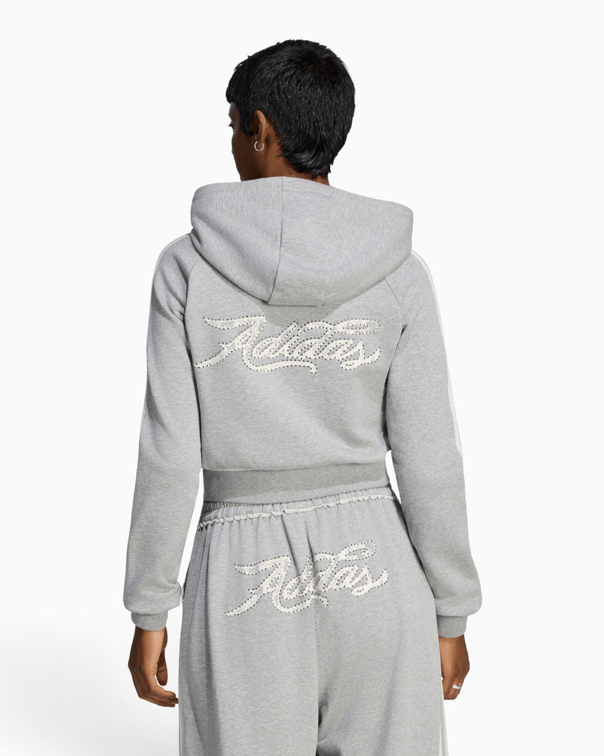 adidas Originals Badigirl Graphic Short Front Zip Track Top Kadın Sweatshirt