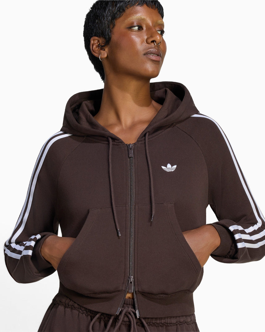 adidas Originals Badigirl Graphic Short Front Zip Track Top Kadın Sweatshirt
