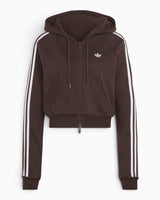 adidas Originals Badigirl Graphic Short Front Zip Track Top Kadın Sweatshirt Aurora Coffee