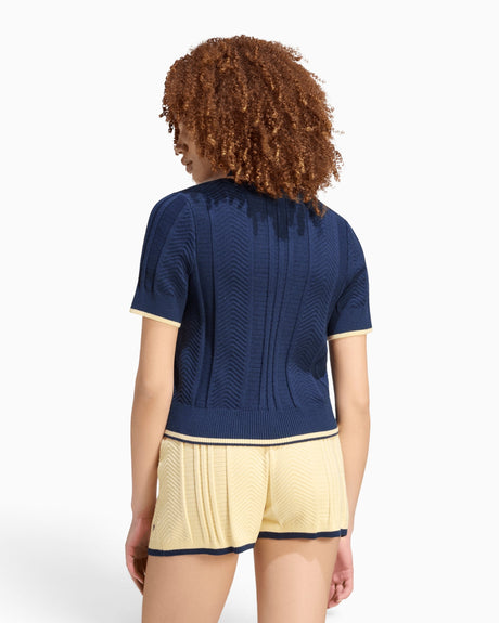 adidas Originals Cable Knit Cali Kadın Polo T-Shirt