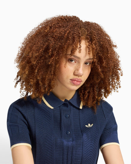 adidas Originals Cable Knit Cali Kadın Polo T-Shirt