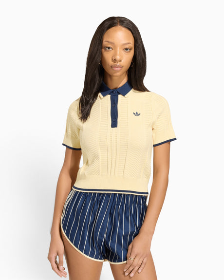adidas Originals Cable Knit Cali Kadın Polo T-Shirt