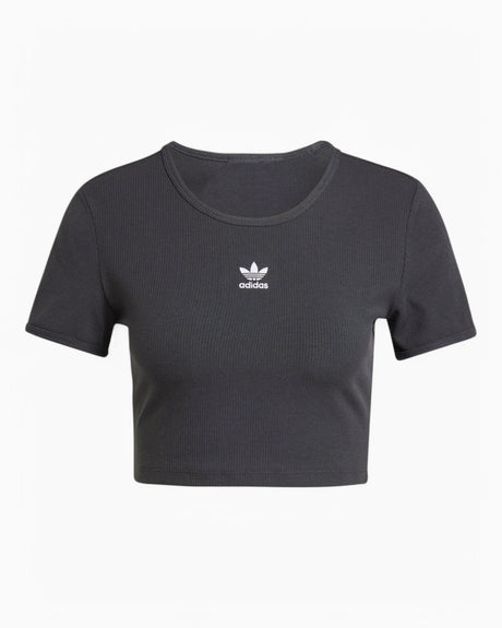 adidas Originals Essentials Ribbed Kadın T-Shirt Black