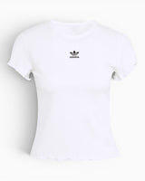 adidas Originals Essentials Scalloped Edge Baby T-Shirt White