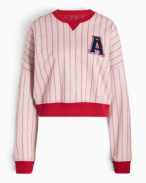 adidas Originals Graphic Crew Kadın Sweatshirt Cloud White / Team Victory Red