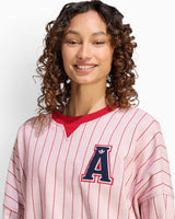adidas Originals Graphic Crew Kadın Sweatshirt Cloud White / Team Victory Red