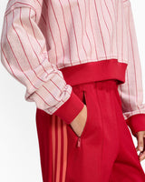 adidas Originals Graphic Crew Kadın Sweatshirt Cloud White / Team Victory Red