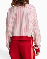 adidas Originals Graphic Crew Kadın Sweatshirt Cloud White / Team Victory Red
