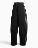 High Rise Barrel Leg Kadın Denim Pantolon