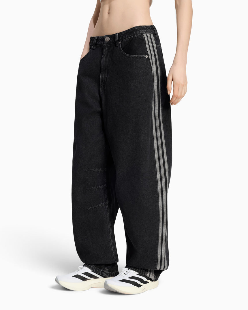 High Rise Barrel Leg Kadın Denim Pantolon