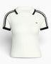 adidas Originals Knitted Cali Kadın T-Shirt Off White