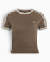 adidas Originals Knitted Kadın T-Shirt Branch / Silver Pebble