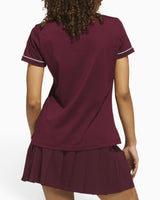 Solid Kadın Polo T-Shirt